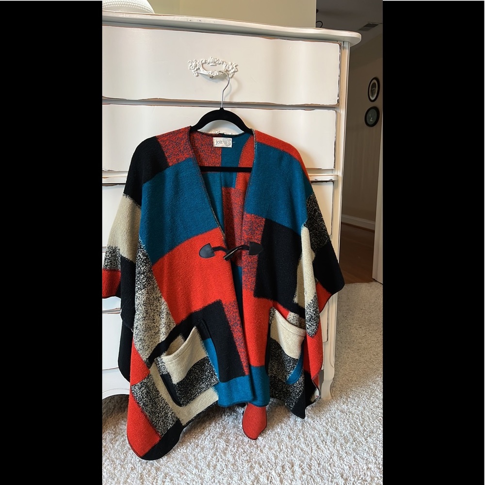 Women’s Multicolor Poncho